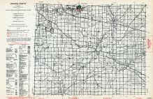 Lenawee County, Michigan State Atlas 1955